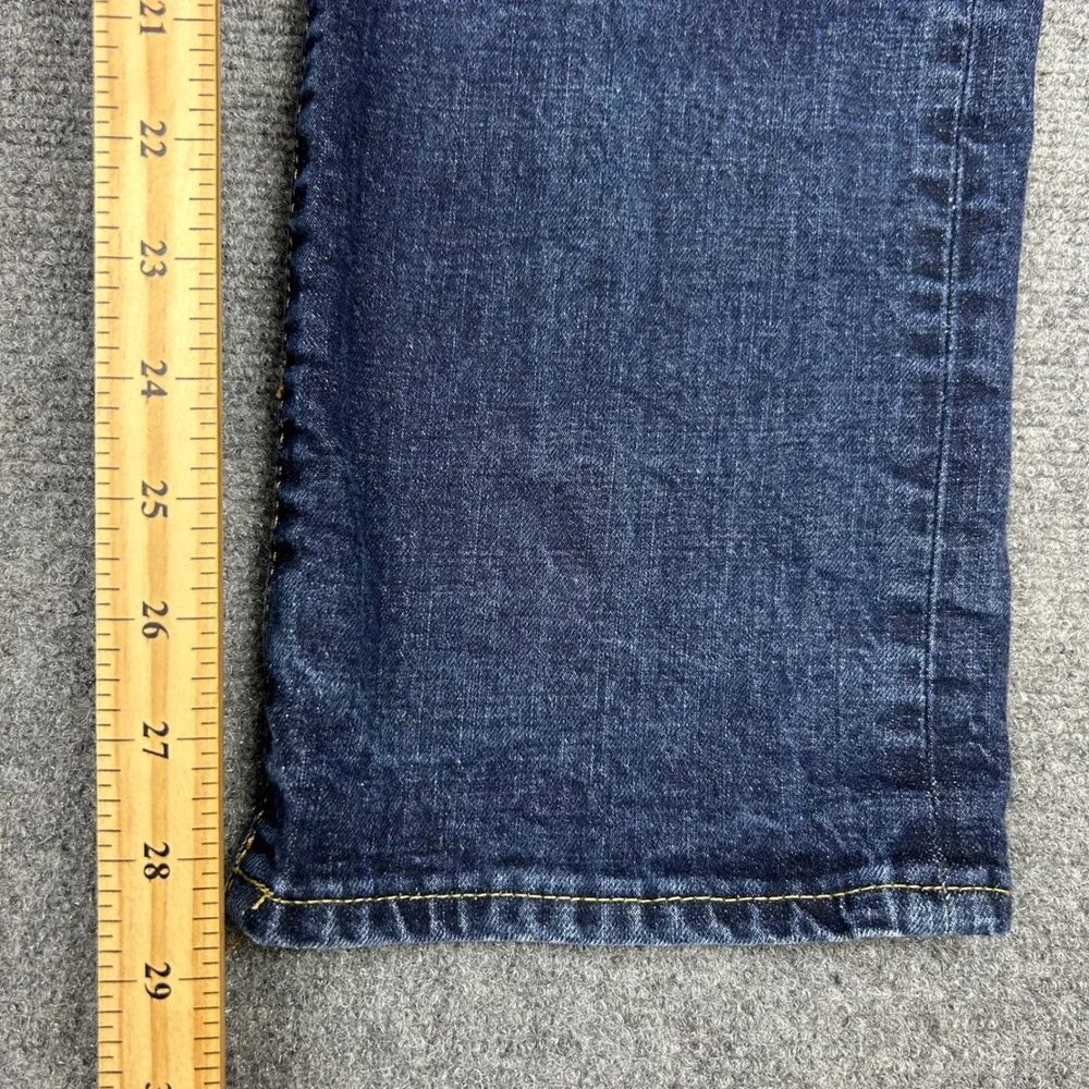 Polo Ralph Lauren Varick Slim Straight Jeans Mens 38x30 Dark Wash Stretch Denim